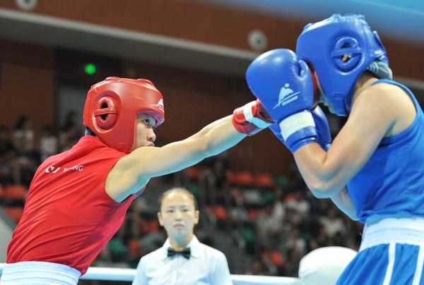 突尼斯运动员勇夺拳击比赛冠军